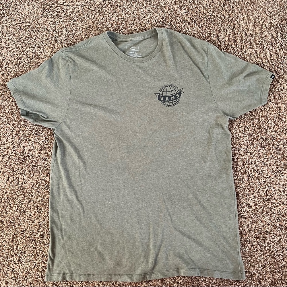 Vans green shirt